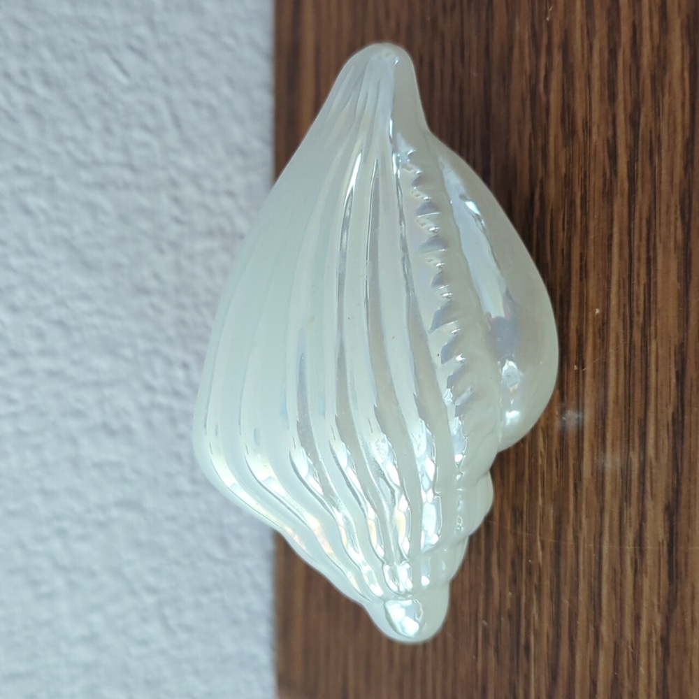 Glass Seashell Paperweight Decor - Picture 3 of 4
